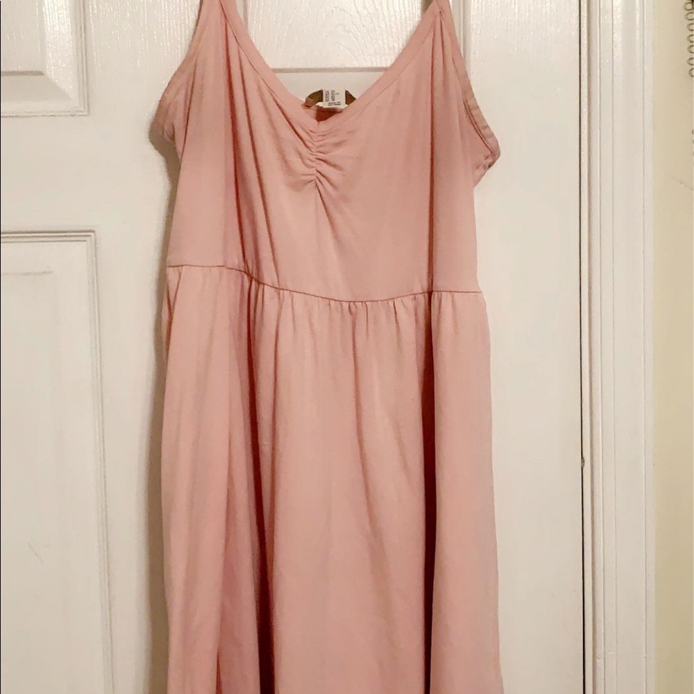A baby pink dress